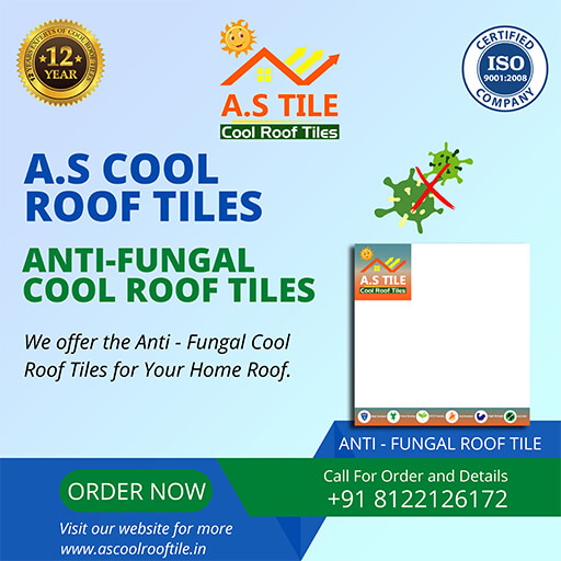 Anti Fungal Cool Roof Tiles
