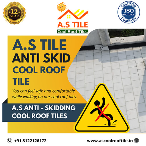 Anti Skidding Cool Roof Tiles