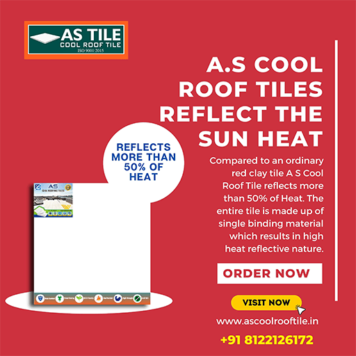 Power Saving Cool Roof Tiles
